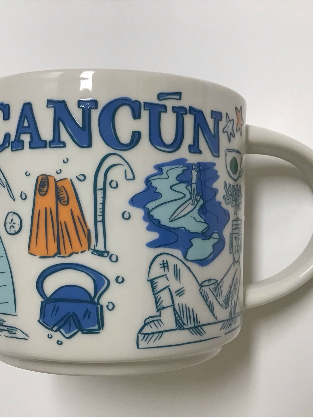 Starbucks CANCUN Destination Mug 14 oz Been There Across the Globe Series 2023 - Picture 7 of 16